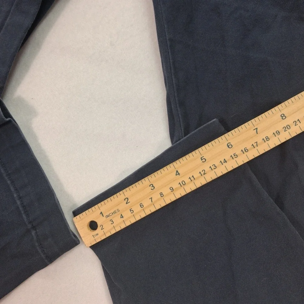 Levi's Pants Mens 33 XX Chino Standard Taper Navy Blue WaterLess EUC